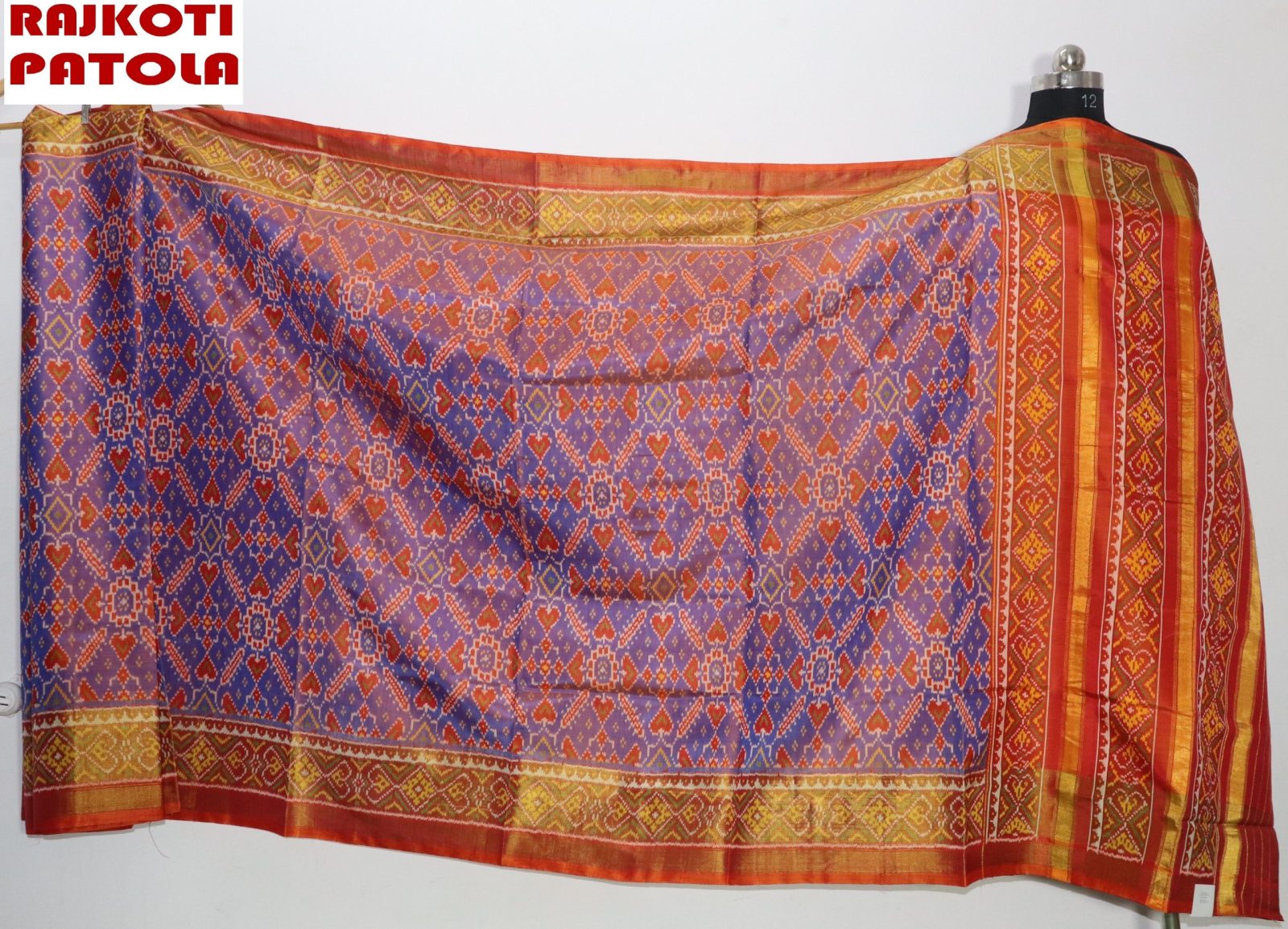 Semi Ikat Patola Saree – RPA53