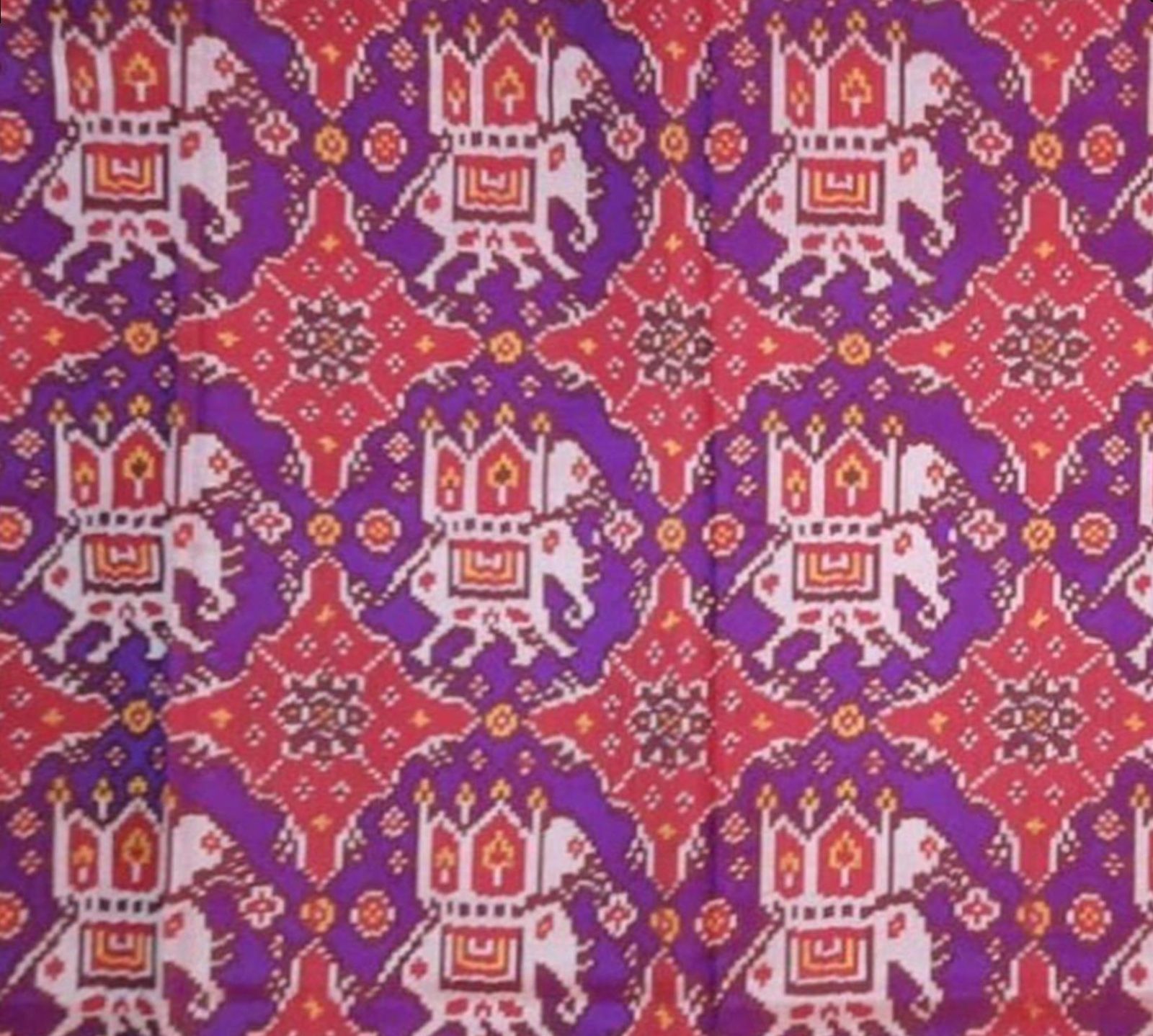 rajkotipatola Traditional Single Ikkat Patola Saree