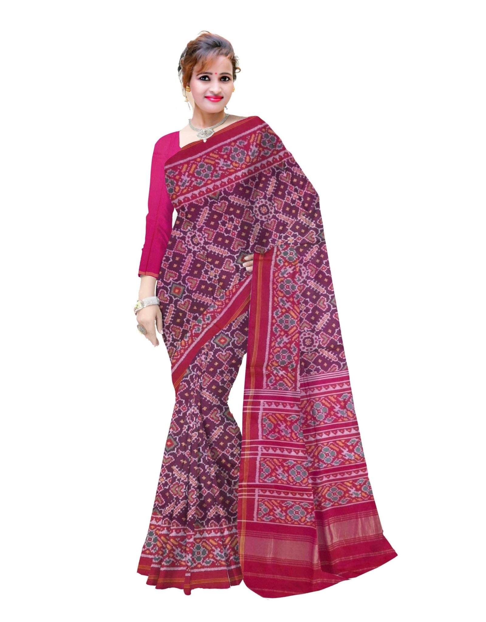 rajkotipatola Traditional Single Ikkat Patola Saree