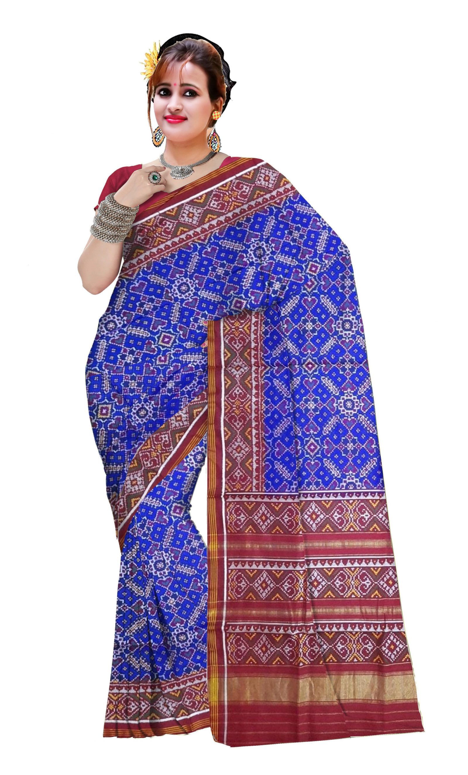 rajkotipatola Traditional Single Ikkat Patola Saree