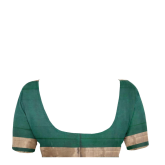 Traditional Rajkot Green Tissue Border Navratan Patola Saree