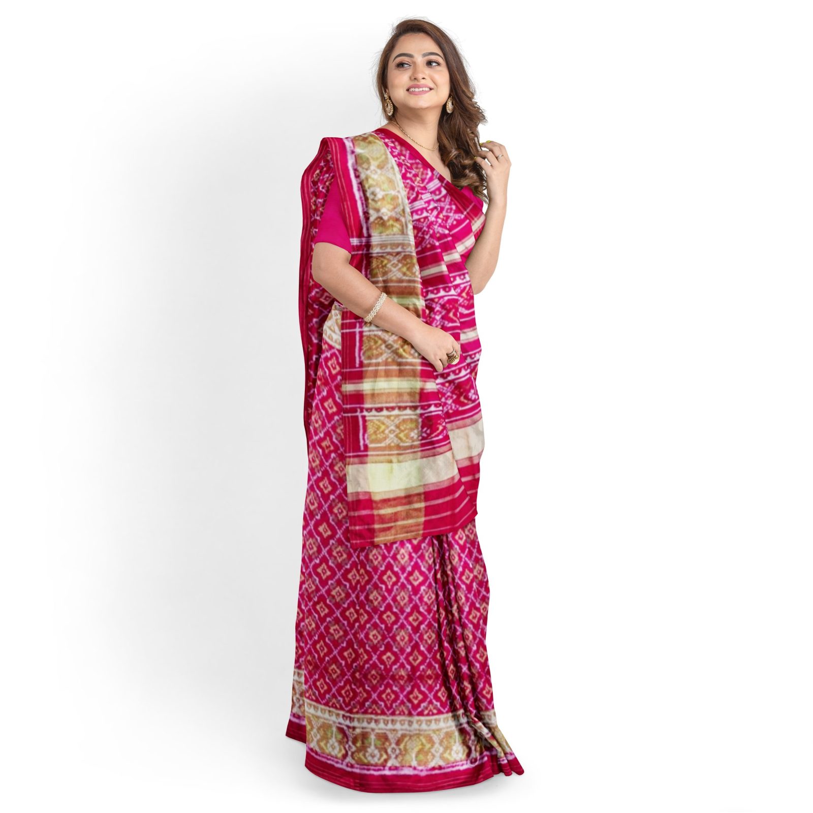 @Rajkotipatola #rajkotipatola Traditional Rajkot Tissue Border Red Patola Saree