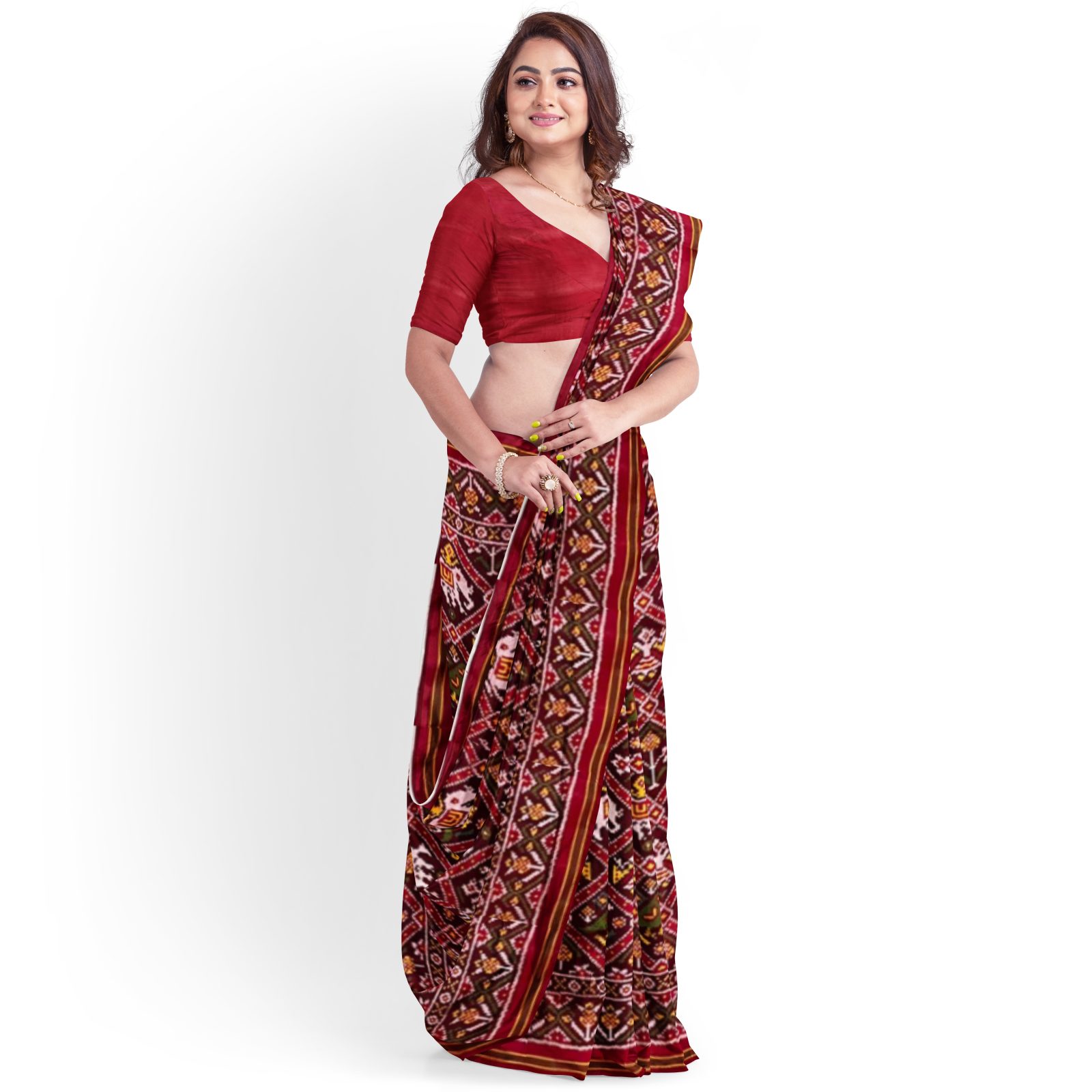 Rajkoti Patola Saree - RPADHAN 506 - Image 2