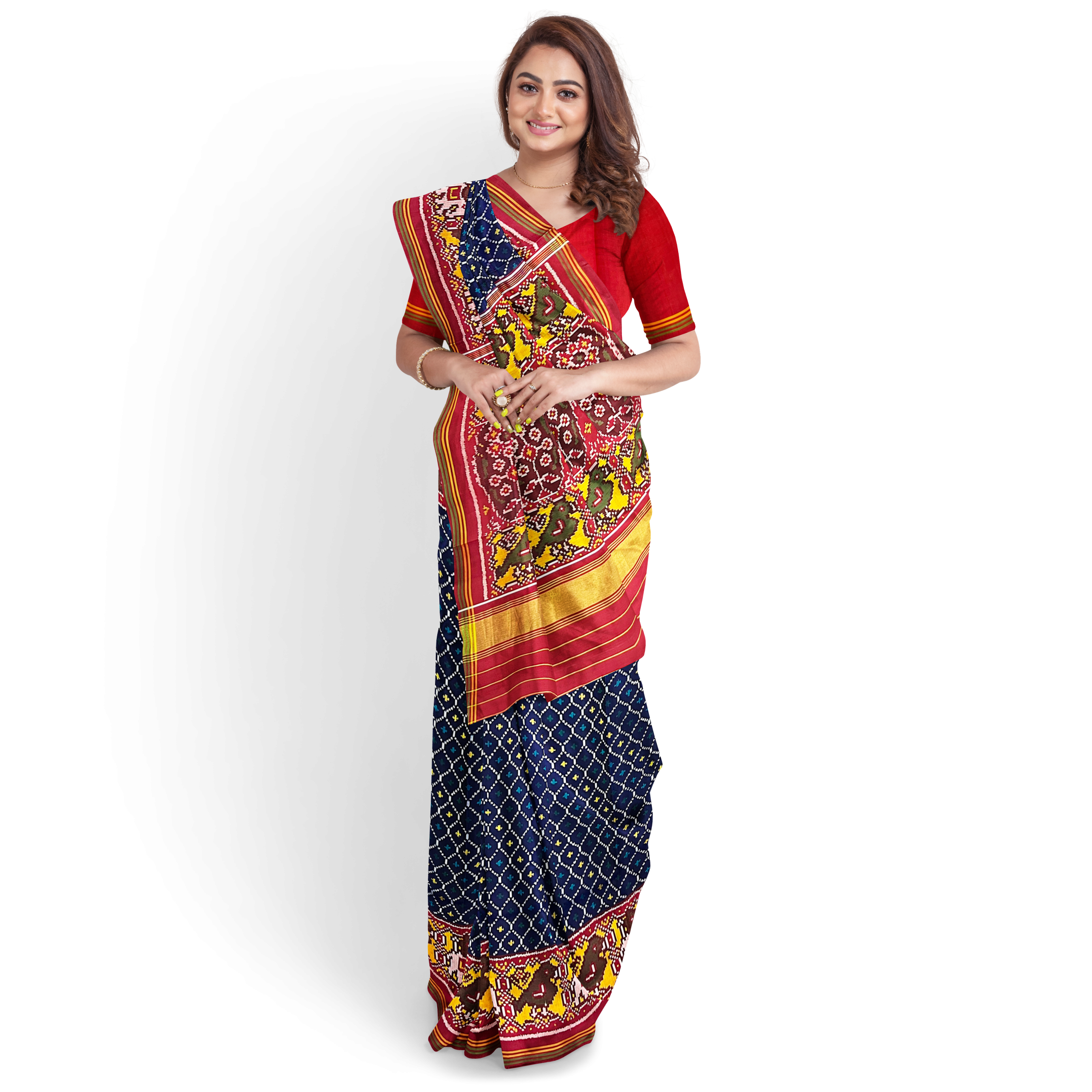 Rajkoti Patola Saree - RPADHAN 554 - Image 2