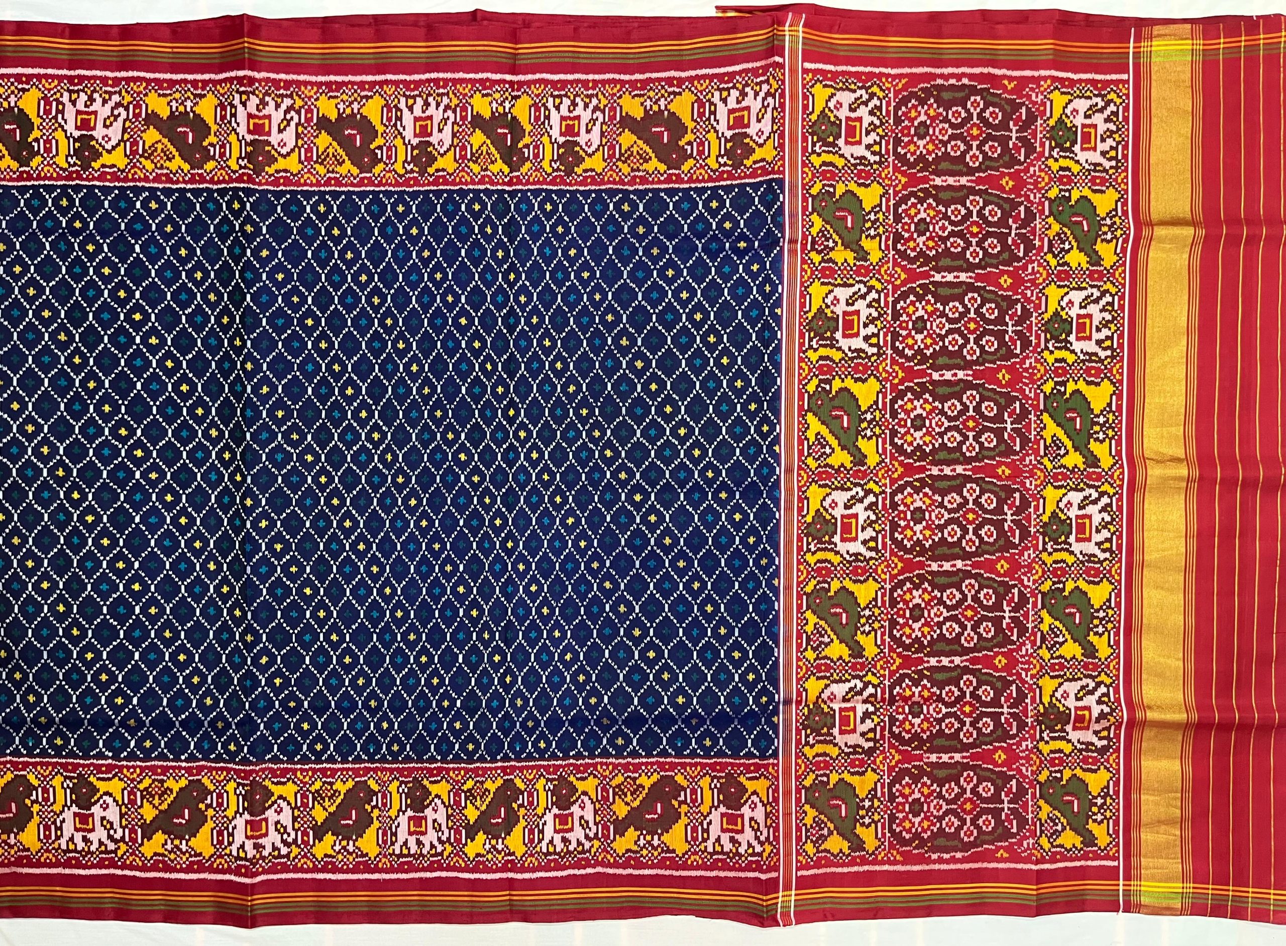 Rajkoti Patola Saree - RPADHAN 554 - Image 3