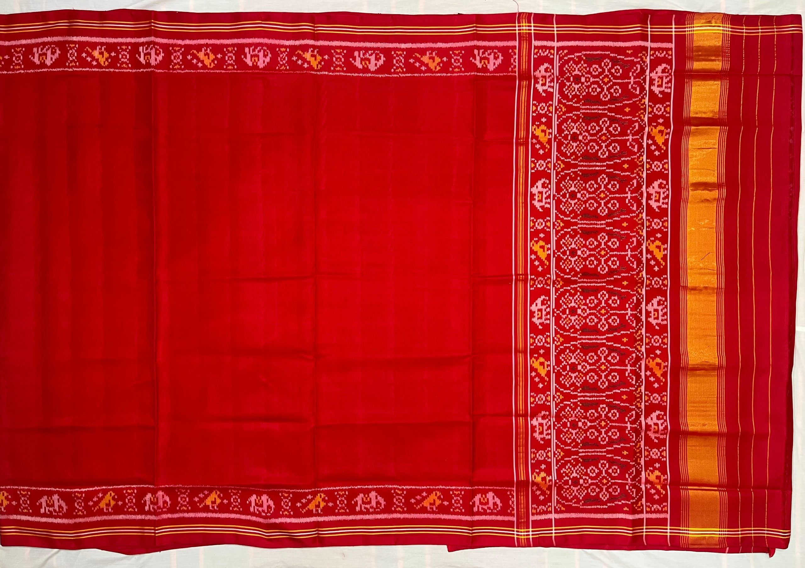 Rajkoti Patola Saree - RPADHAN 552 - Image 4