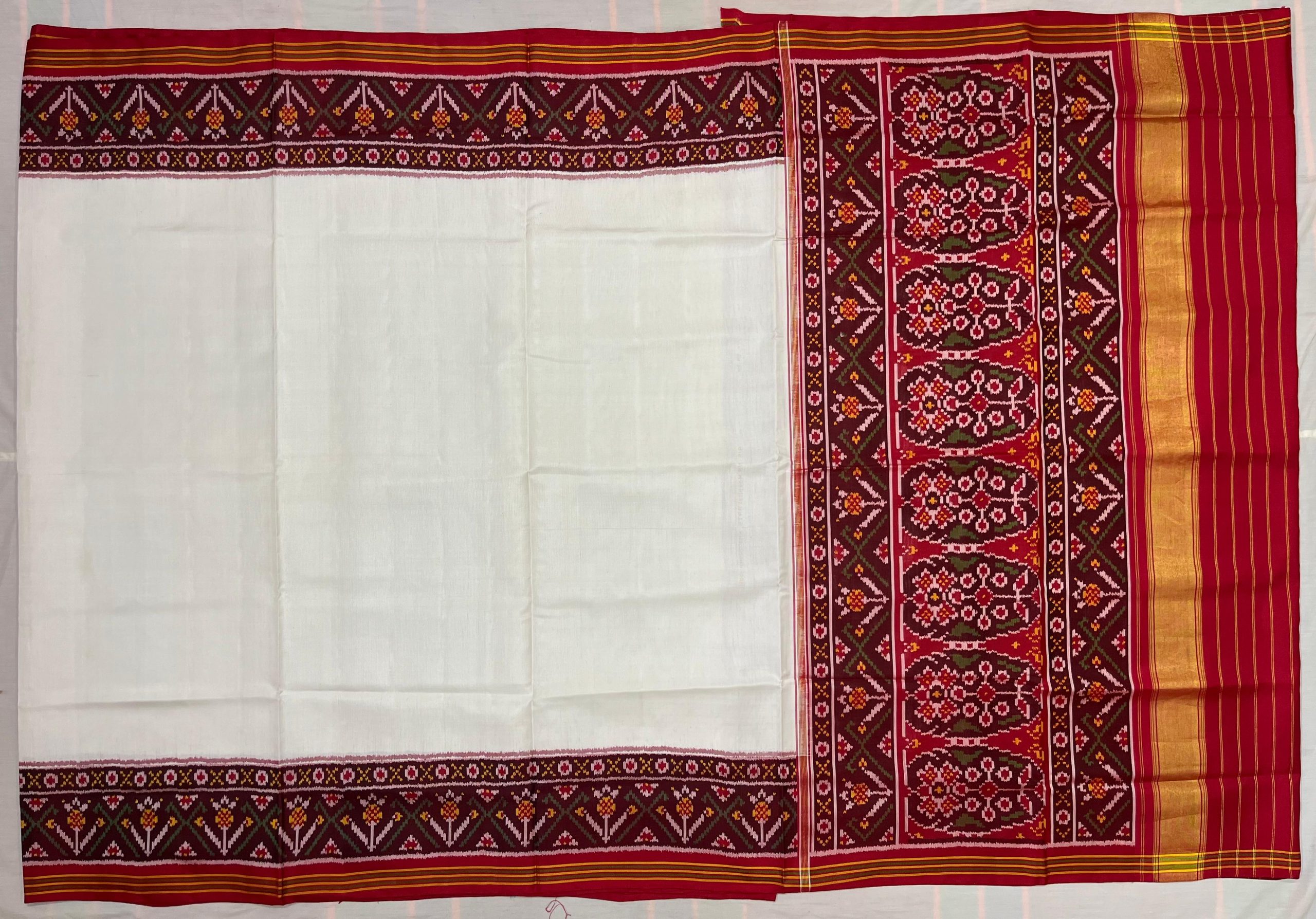 Rajkoti Patola Saree - RPADHAN 567 - Image 4