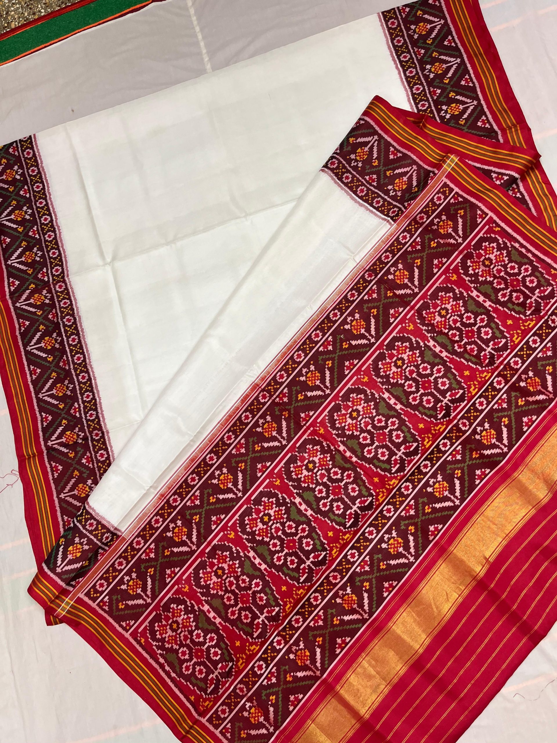 Rajkoti Patola Saree - RPADHAN 567 - Image 5